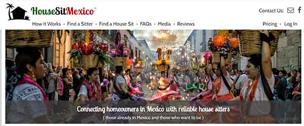 Website Banner for House Sit Mexico